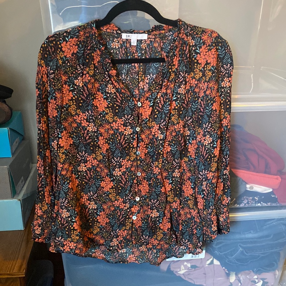 Floral detail blouse